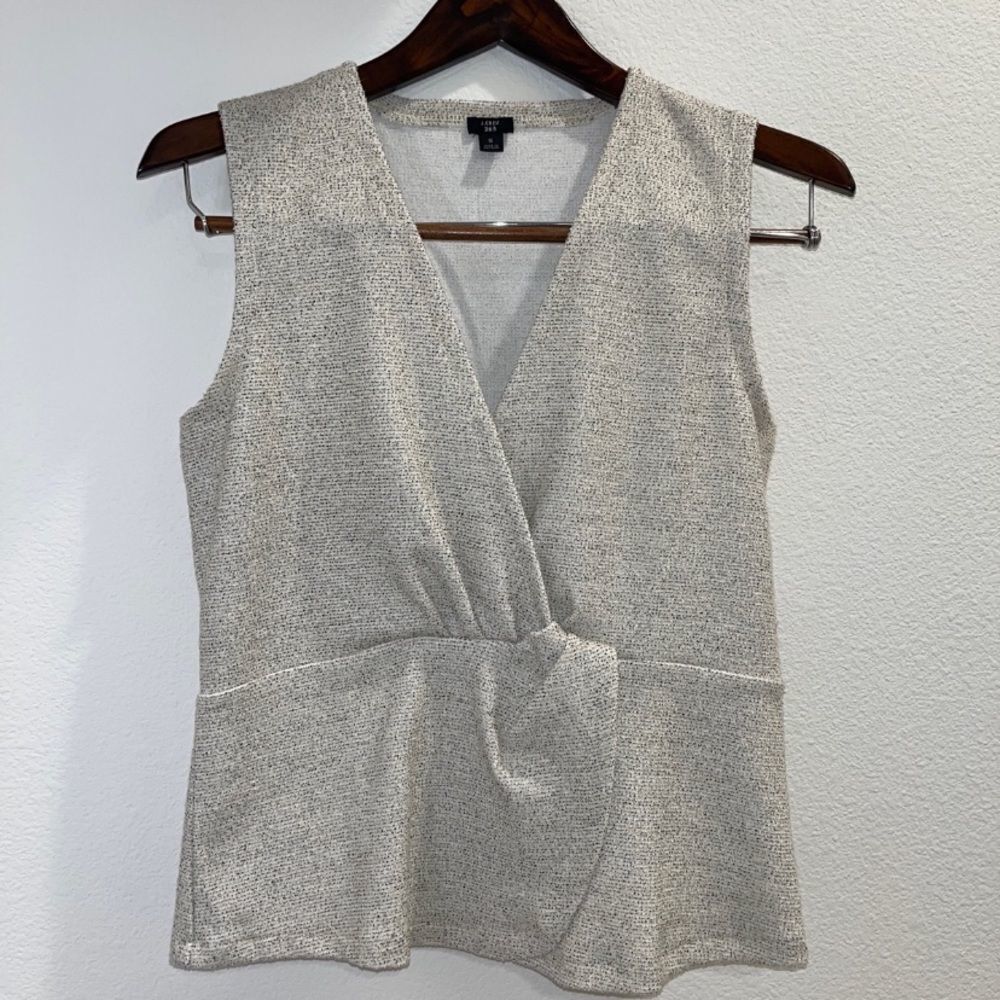 J crew wrap blouse small‎